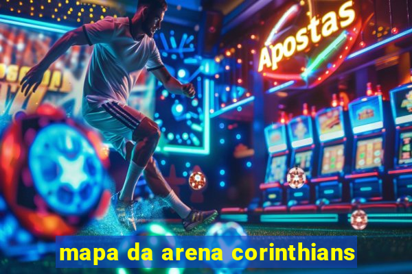 mapa da arena corinthians